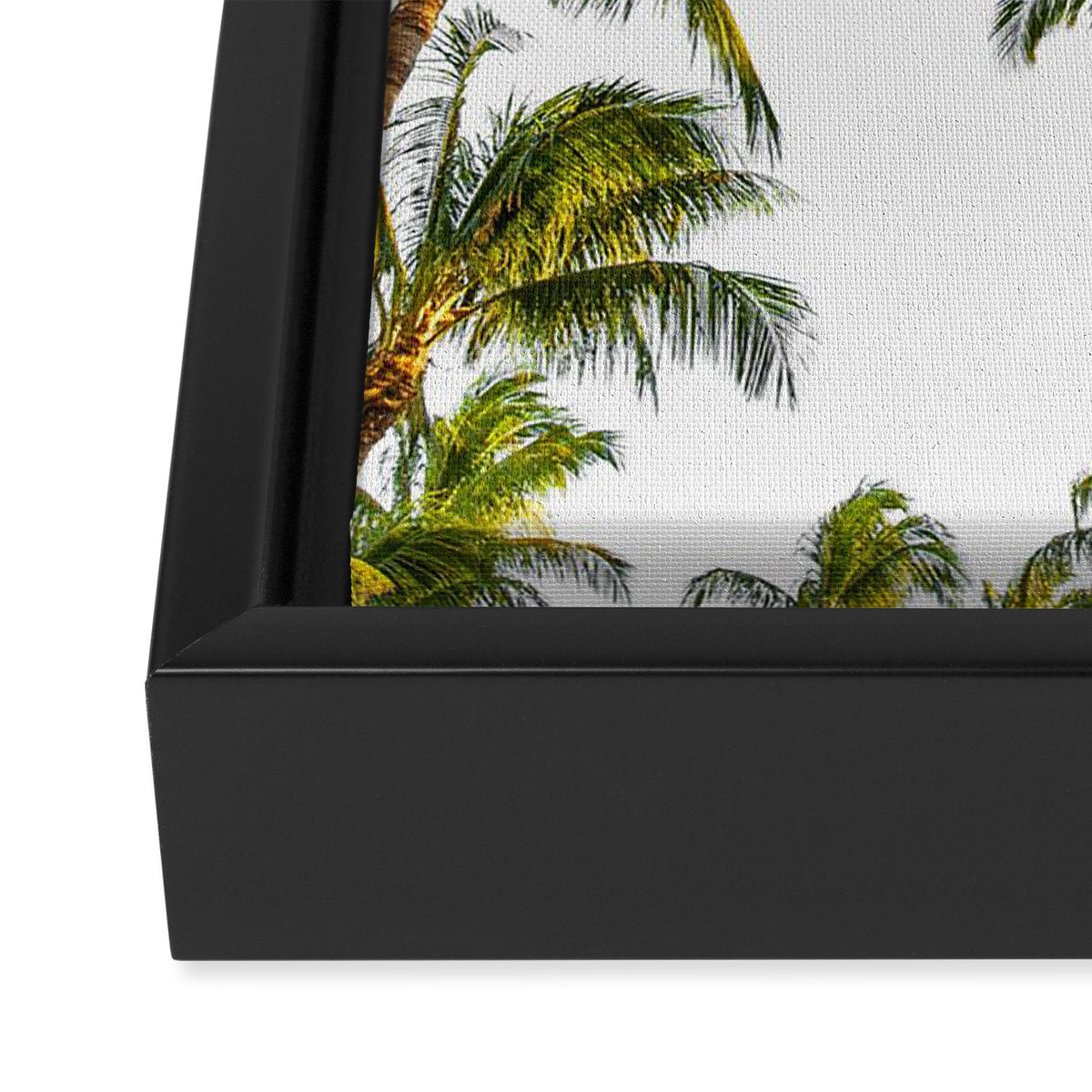 Palm Trees Framed Canvas Print Gallery Image 3