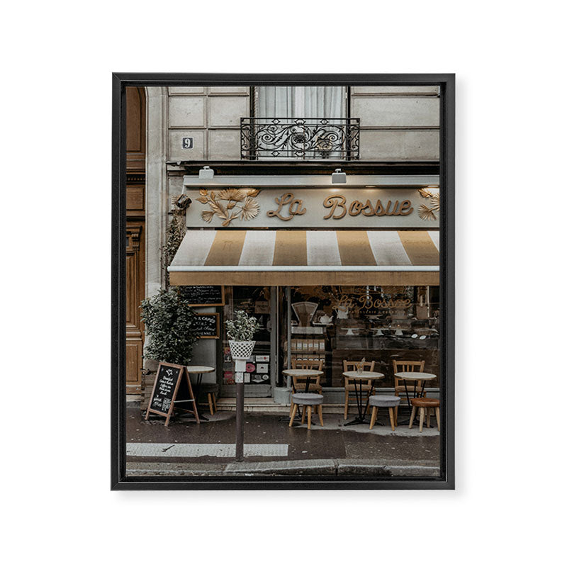 Paris, France, Coffee Shop Framed Canvas Print Gallery Image 6