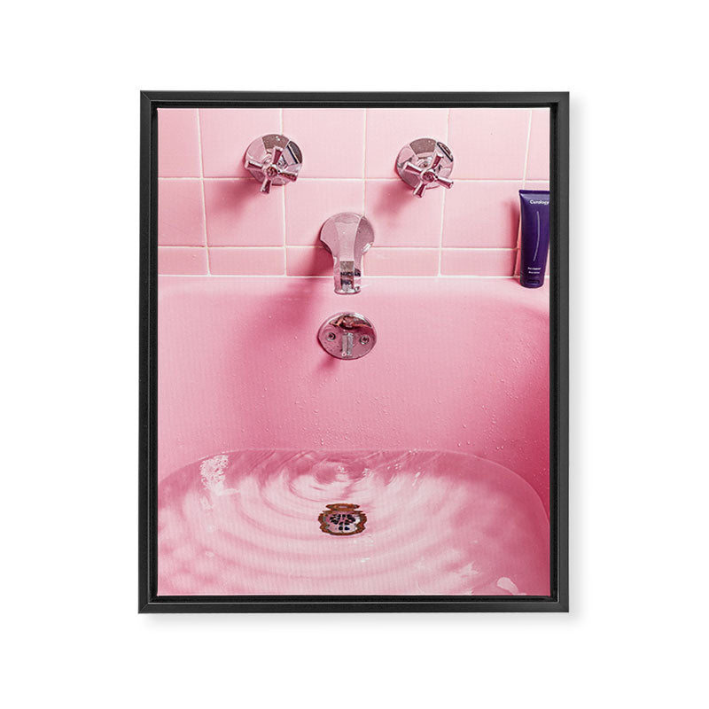 Pink Bathtub Framed Canvas Print Gallery Image 6