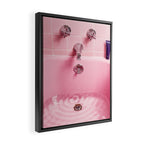 Pink Bathtub Framed Canvas Print Gallery Image 2
