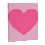 Pink Heart Canvas Print Gallery Image 8