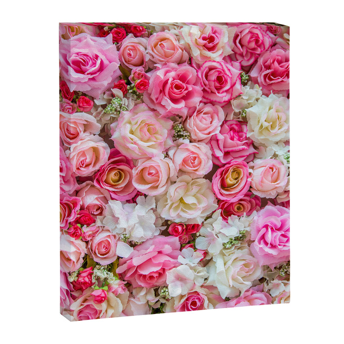 Pink & Red Roses Canvas Print Gallery Image 1