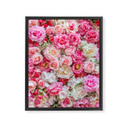 Pink & Red Roses Framed Canvas Print Gallery Image 6