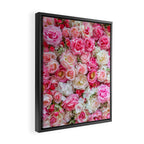 Pink & Red Roses Framed Canvas Print Gallery Image 2