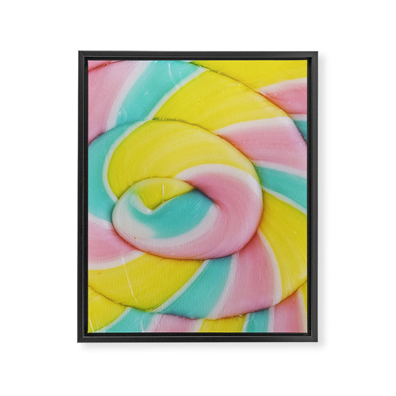 Rainbow Lollipop Framed Canvas Print Gallery Image 6