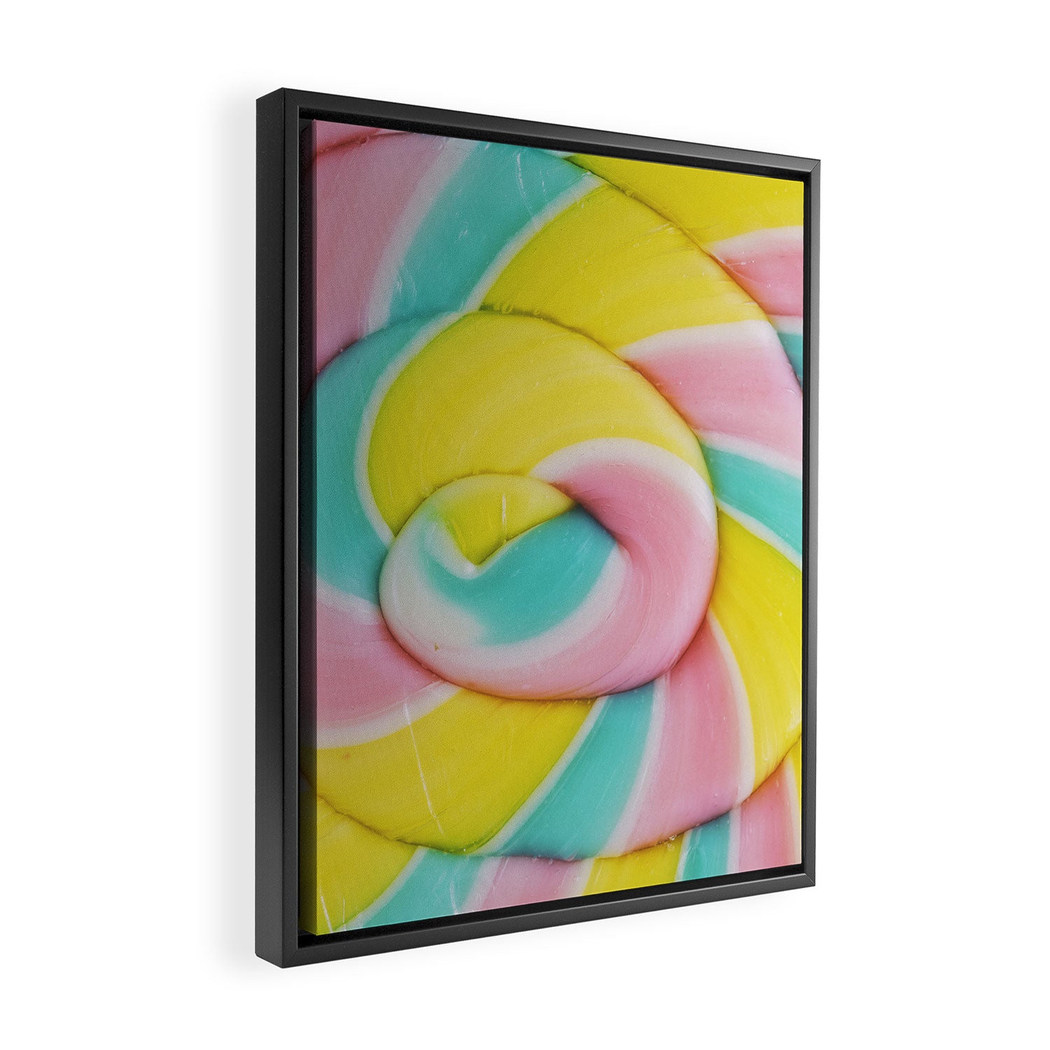 Rainbow Lollipop Framed Canvas Print Gallery Image 2