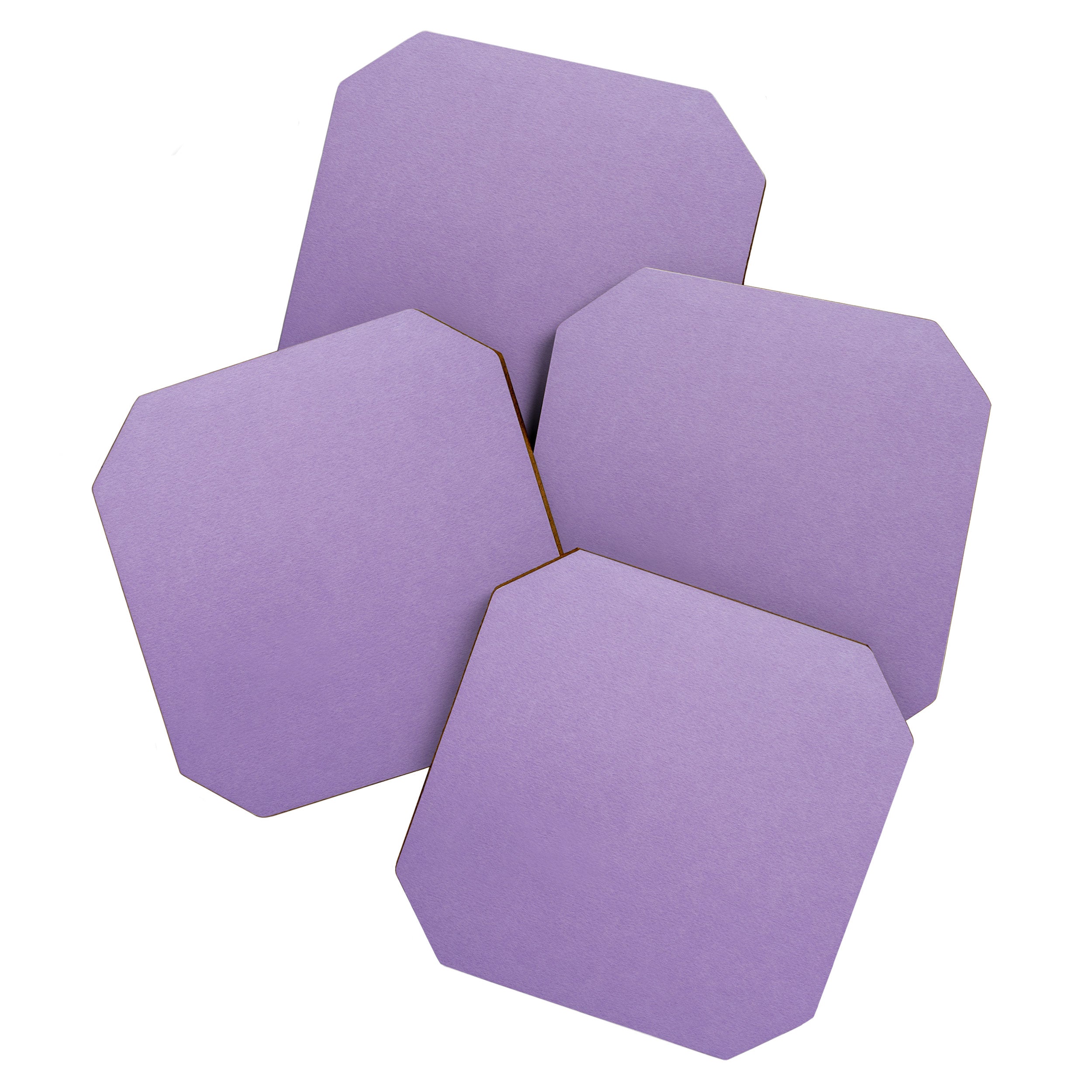 Solid Light Purple Coaster Gallery Image 1