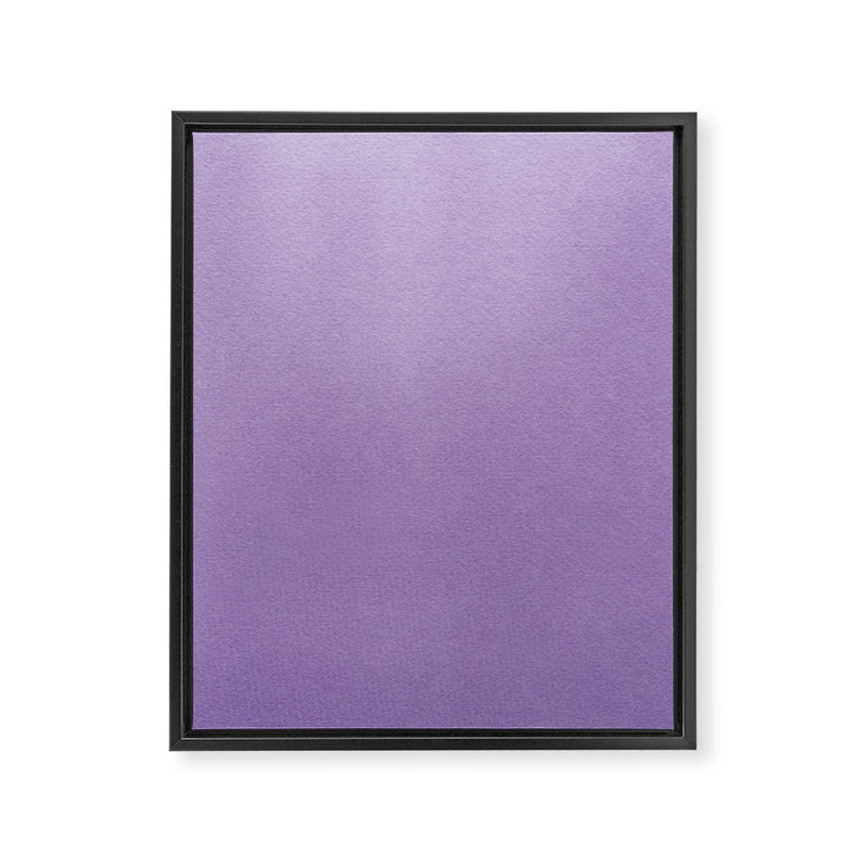 Solid Light Purple Framed Canvas Print Gallery Image 6