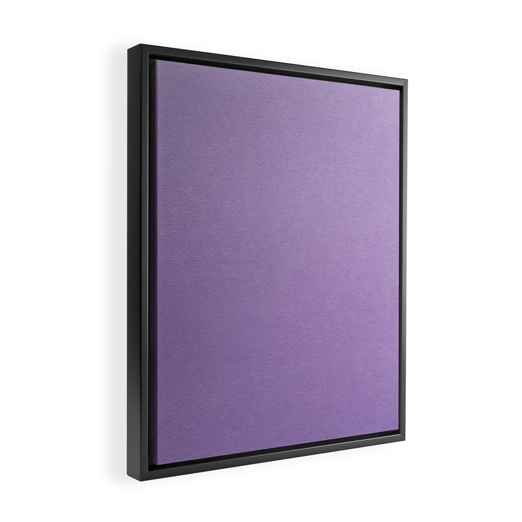 Solid Light Purple Framed Canvas Print Gallery Image 2