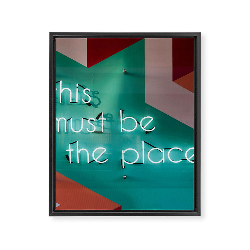 This Must Be The Place Framed Canvas Print Gallery Image 3