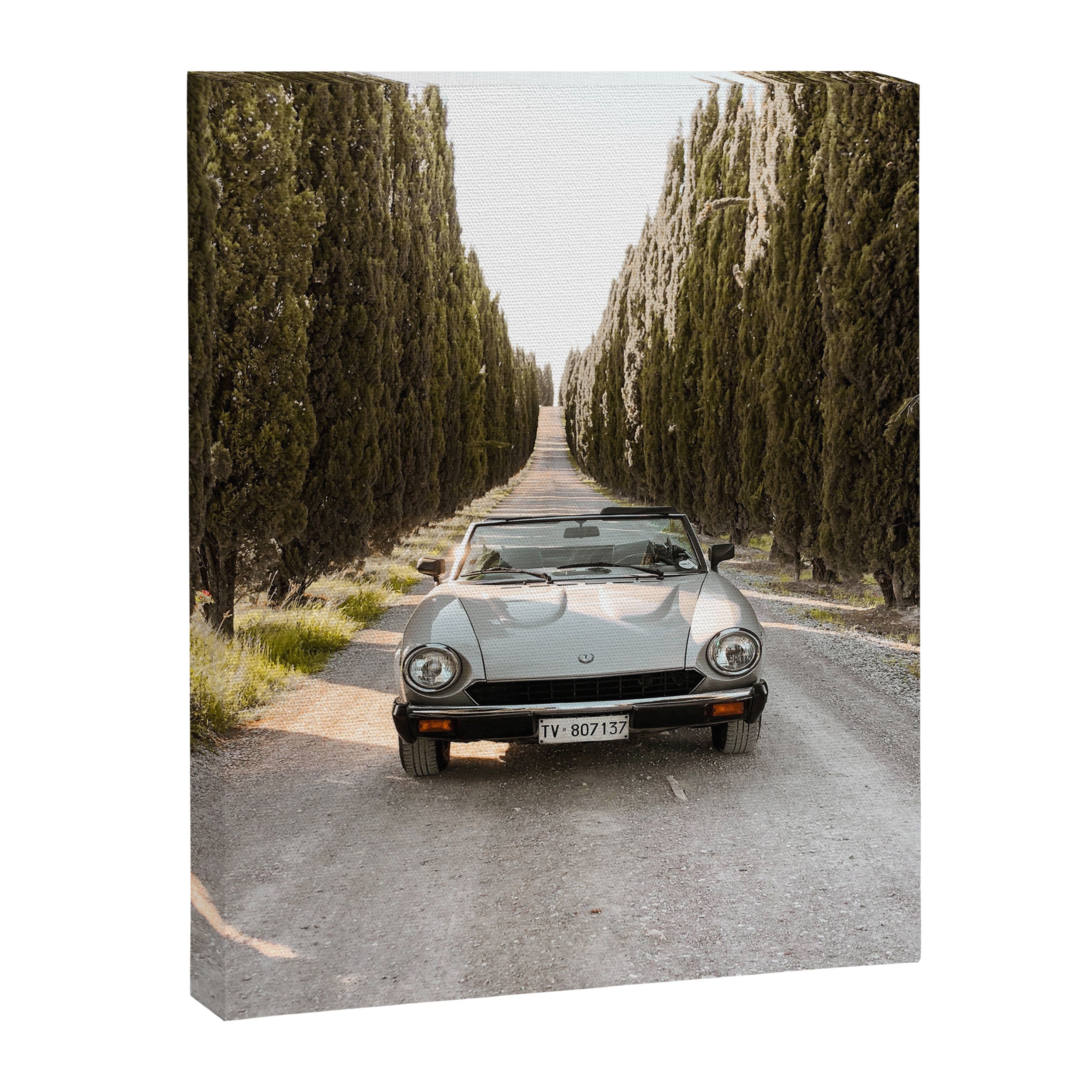Tuscany, Italy, Retro Convertible Canvas Print Gallery Image 6