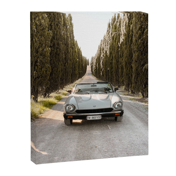Tuscany, Italy, Retro Convertible Canvas Print Gallery Image 1