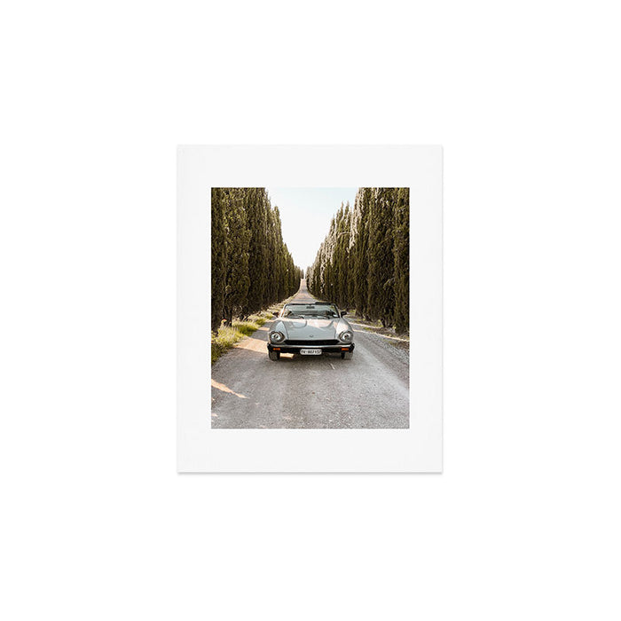 Tuscany, Italy, Retro Convertible Art Print Gallery Image 1