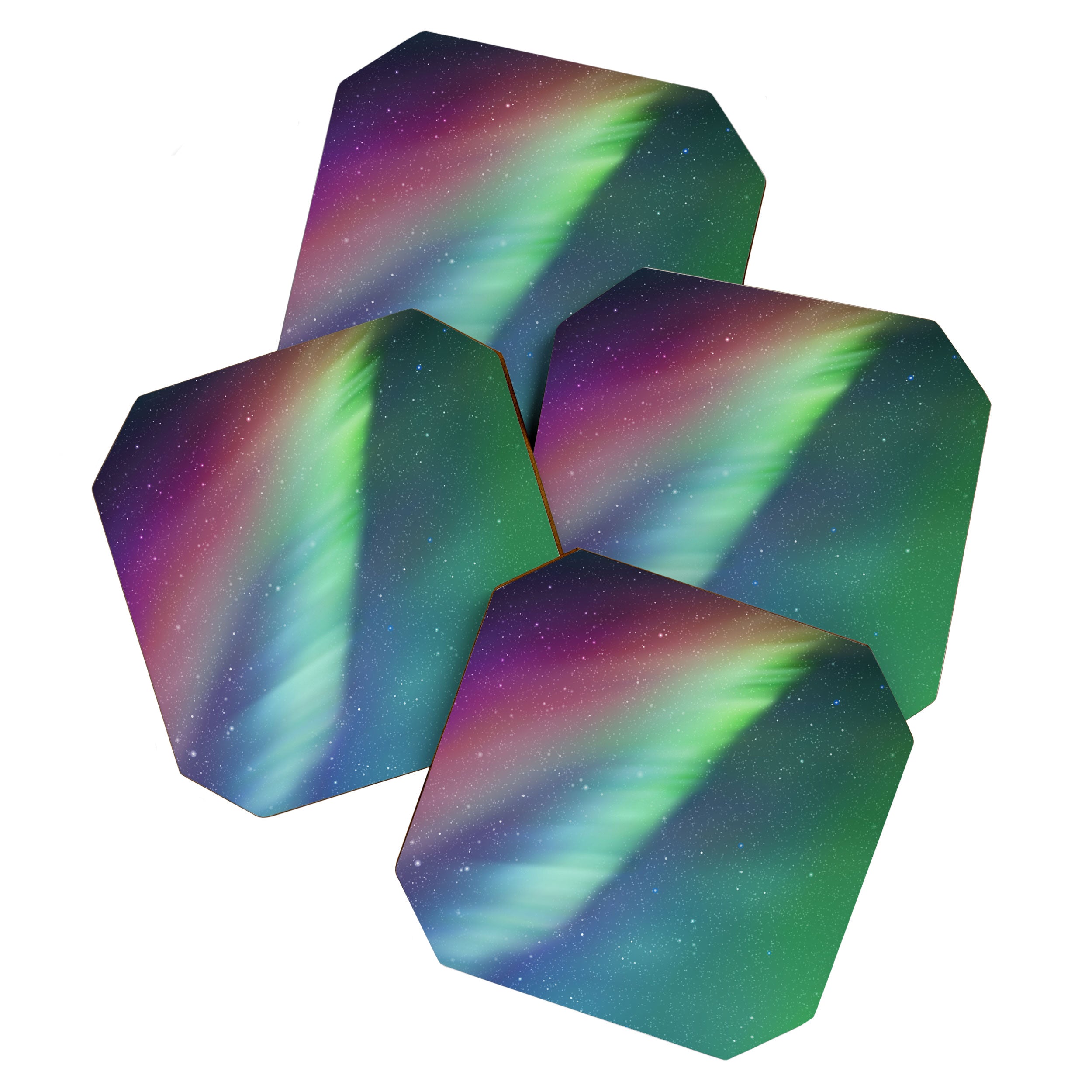 Aurora Borealis Northern Lights 01 Coaster Gallery Image 1