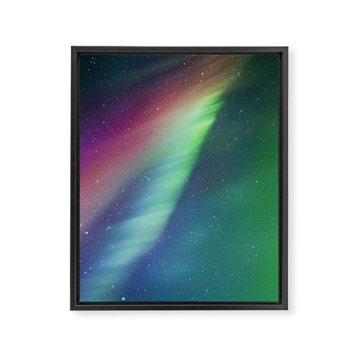 Aurora Borealis Northern Lights 01 Framed Canvas Print Gallery Image 1