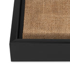 Burlap Fabric 2.0 Framed Canvas Print Gallery Image 3