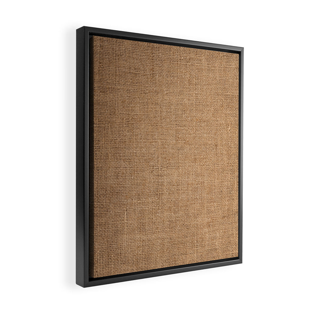 Burlap Fabric 2.0 Framed Canvas Print Gallery Image 2