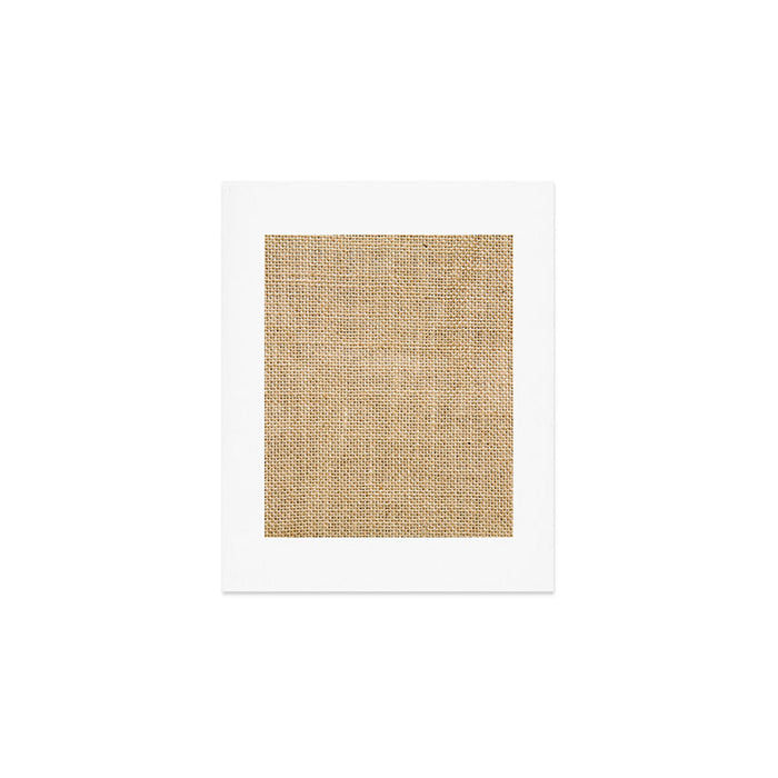 Burlap Fabric Art Print Gallery Image 1