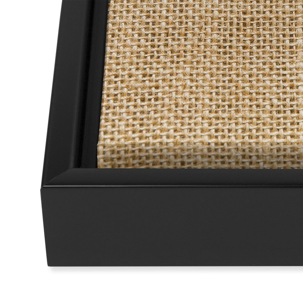Burlap Fabric Framed Canvas Print Gallery Image 3