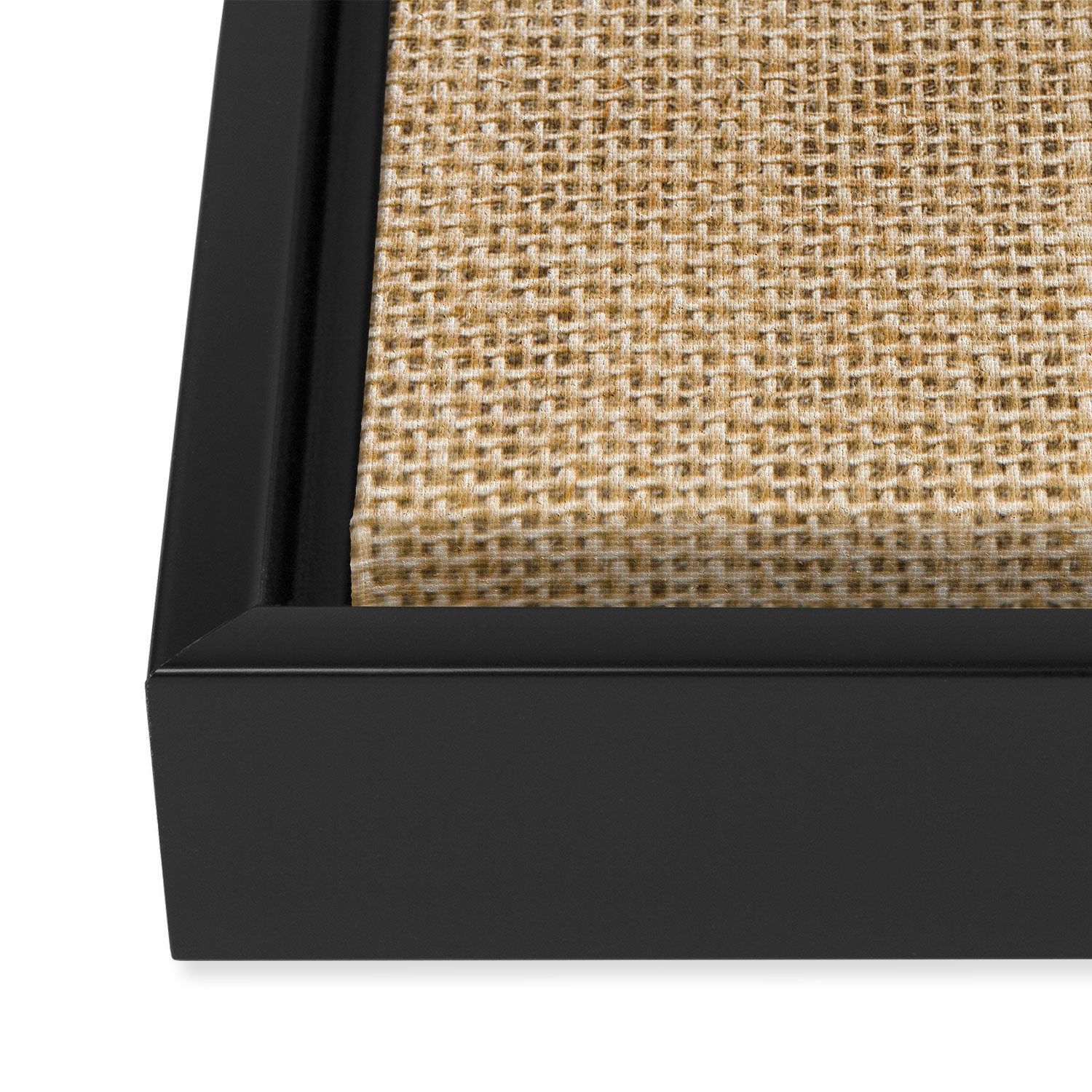 Burlap Fabric Framed Canvas Print Gallery Image 3