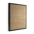 Burlap Fabric Framed Canvas Print Gallery Image 2