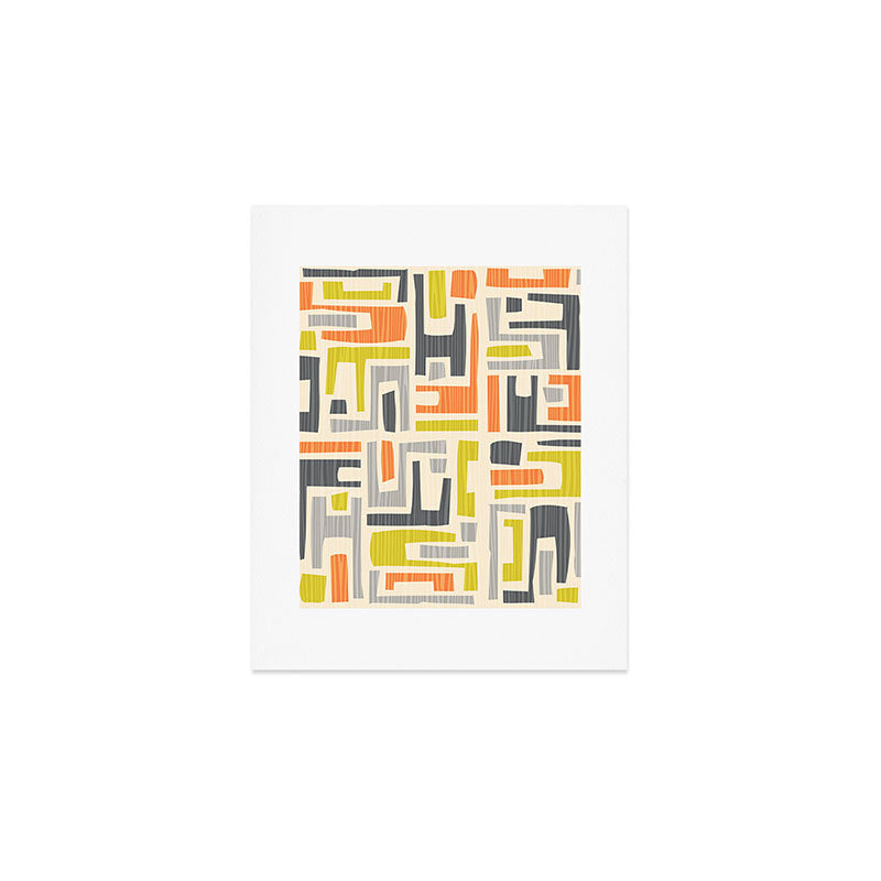 Mid Century Modern 58.1 Art Print Gallery Image 1