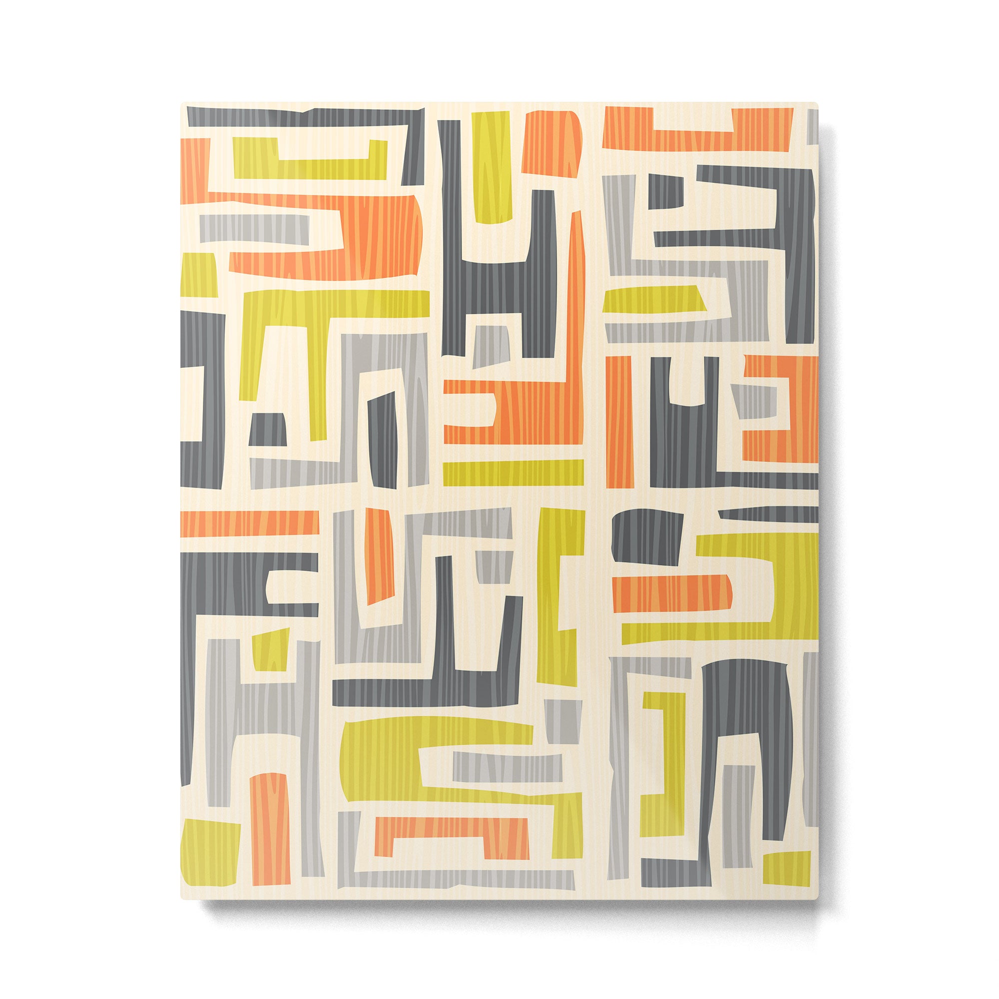 Mid Century Modern 58.1 Metal Print Gallery Image 6
