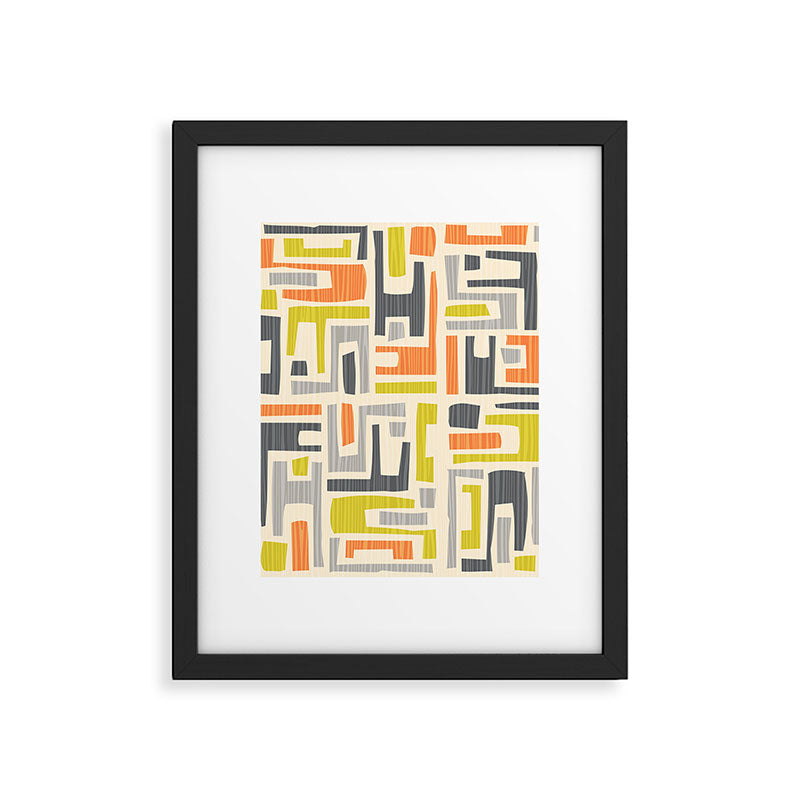 Mid Century Modern 58.1 Framed Art Print Gallery Image 6