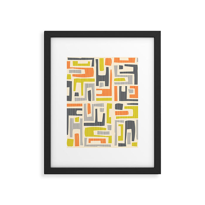 Mid Century Modern 58.1 Framed Art Print Gallery Image 1