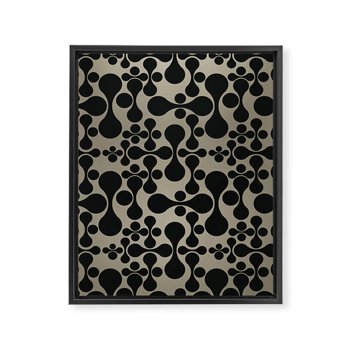 Mid Century Modern 71 Framed Canvas Print Gallery Image 1