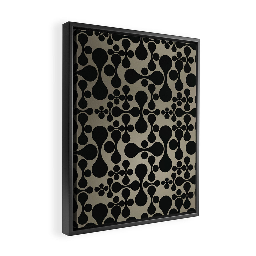Mid Century Modern 71 Framed Canvas Print Gallery Image 2