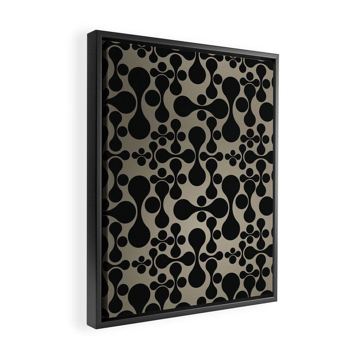 Mid Century Modern 71 Framed Canvas Print Gallery Image 2