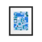 Mid Century Modern 74.2 Framed Art Print Gallery Image 6