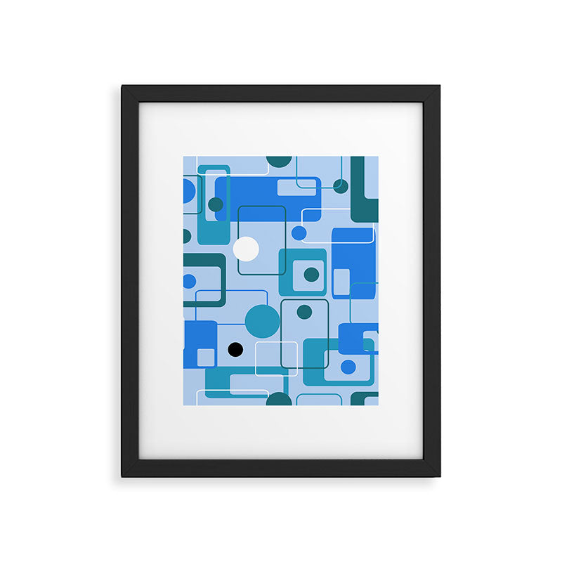 Mid Century Modern 74.2 Framed Art Print Gallery Image 6