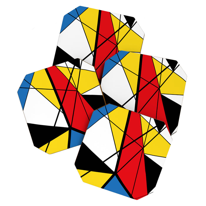 Mondrian Art Coaster Gallery Image 1