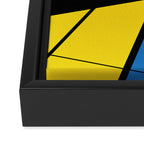 Mondrian Art Framed Canvas Print Gallery Image 3