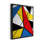 Mondrian Art Framed Canvas Print Gallery Image 2