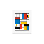 Mondrian De Stijl Modern Art Art Print Gallery Image 1