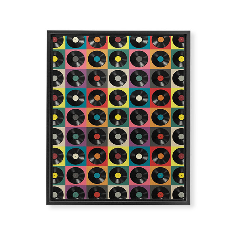 Vinyl Record Framed Canvas Print Gallery Image 8