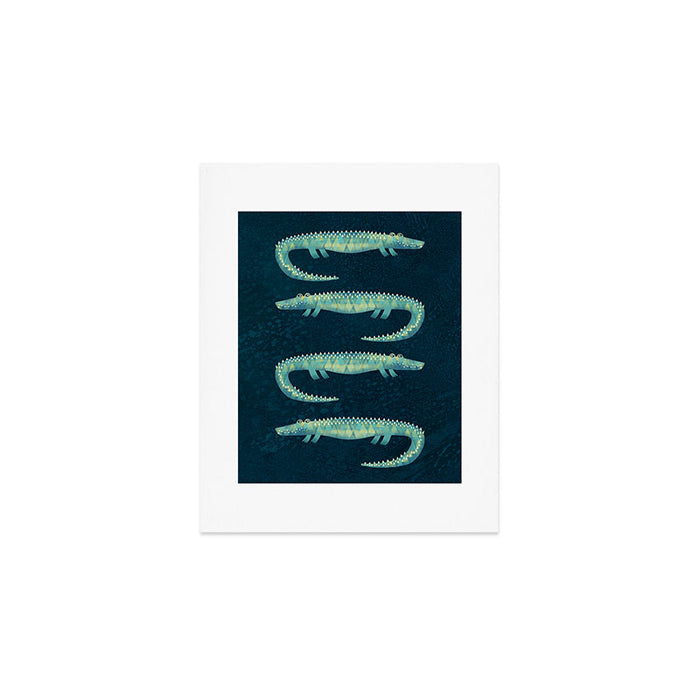 Alligator - or maybe Crocodile Art Print Gallery Image 1