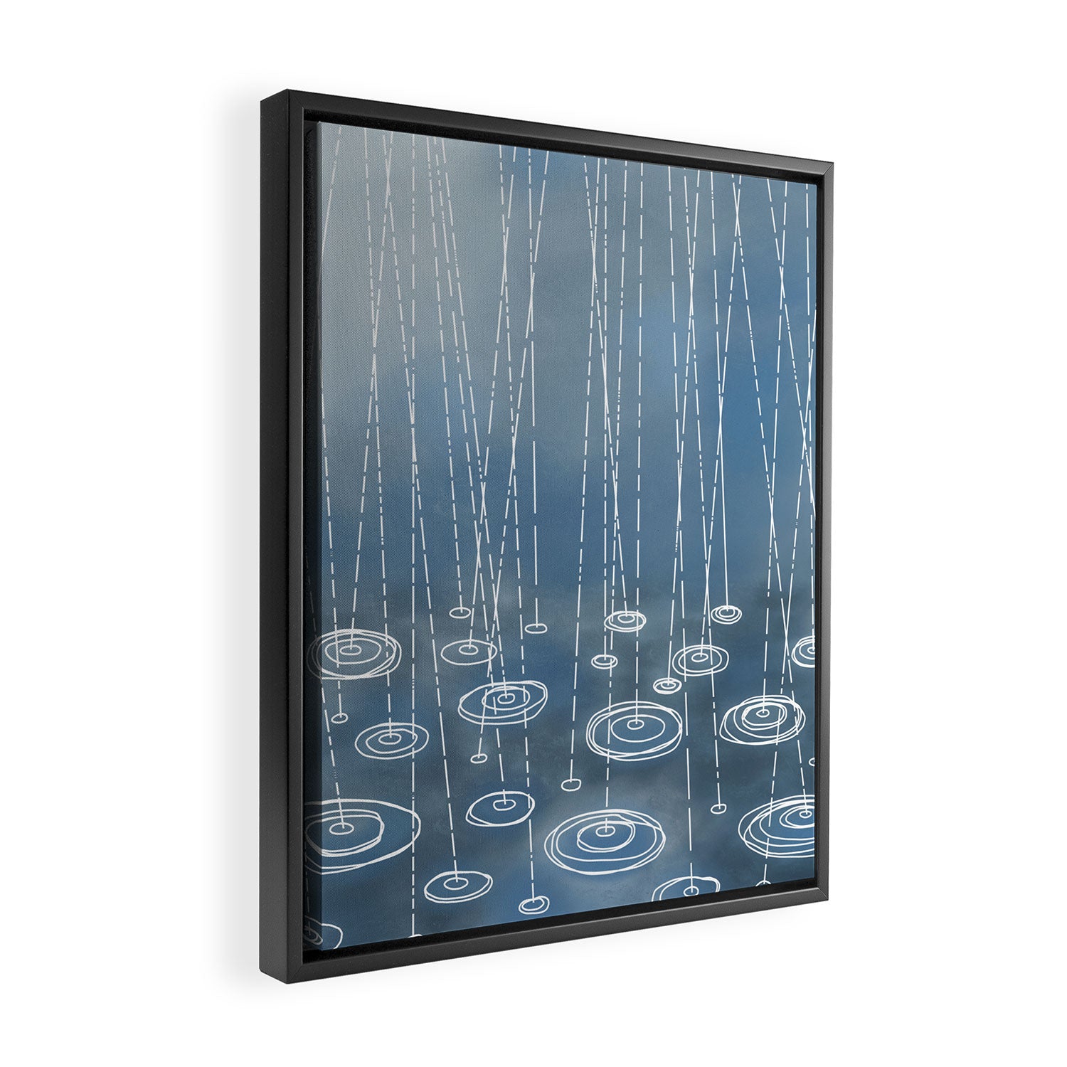 Another Rainy Day Framed Canvas Print Gallery Image 2