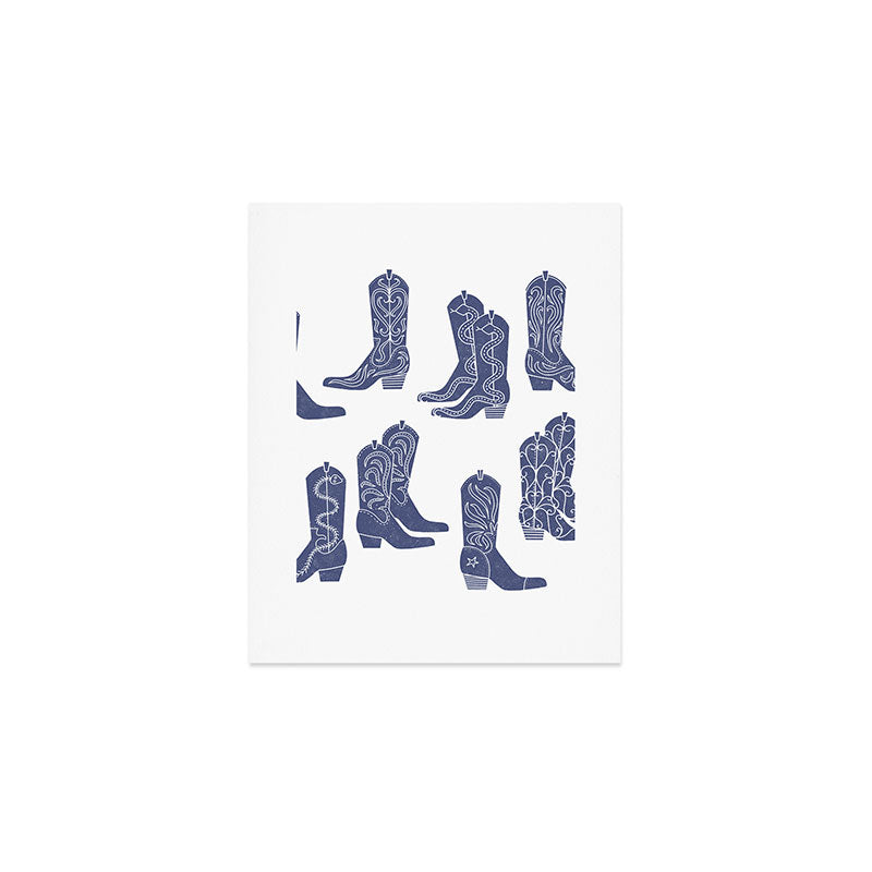 Cowboy Boots Art Print Gallery Image 1