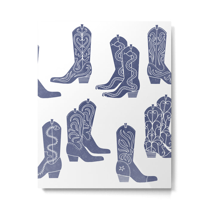Cowboy Boots Metal Print Gallery Image 1