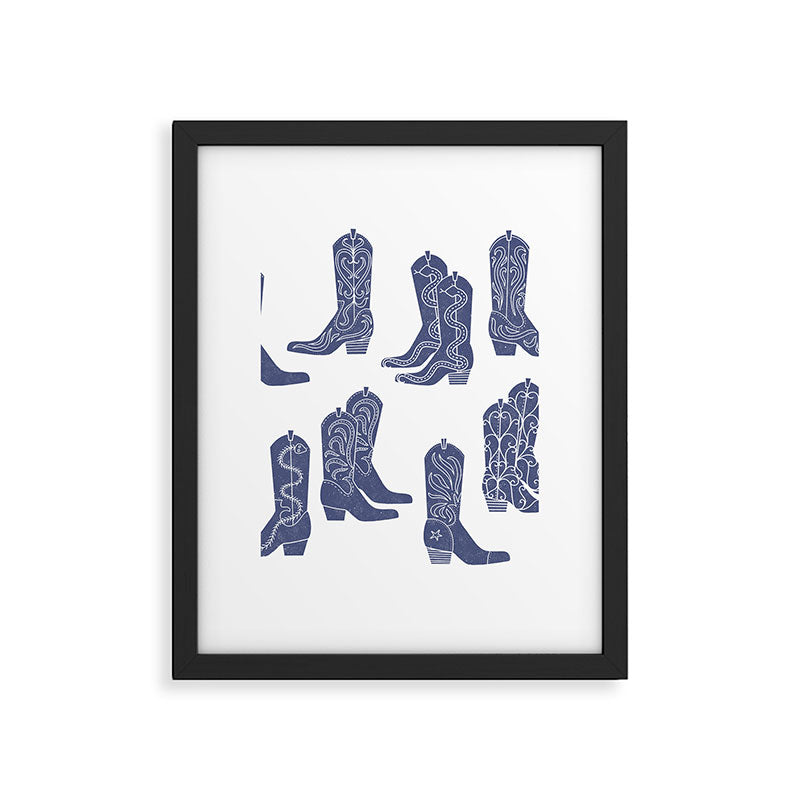 Cowboy Boots Framed Art Print Gallery Image 6