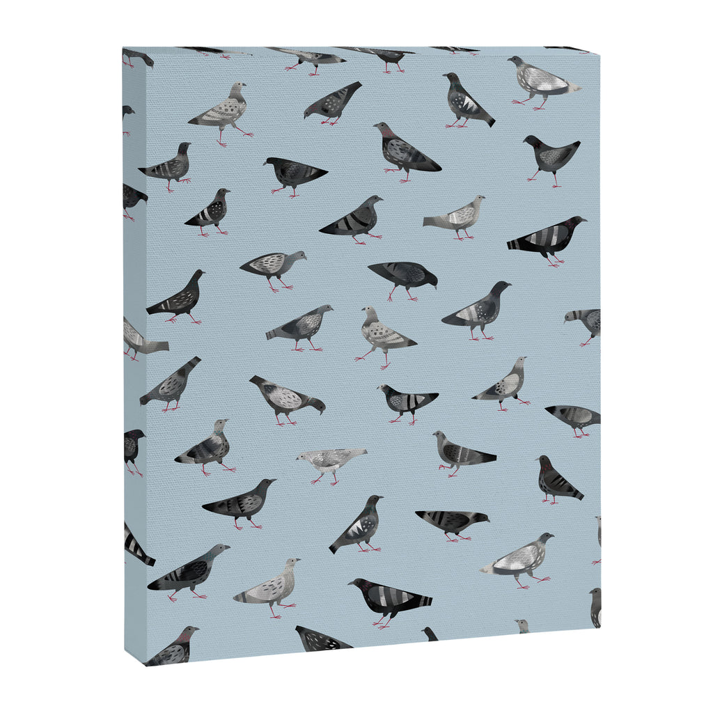 Pigeons Doing Pigeon Things Canvas Print Gallery Image 8