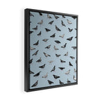 Pigeons Doing Pigeon Things Framed Canvas Print Gallery Image 2