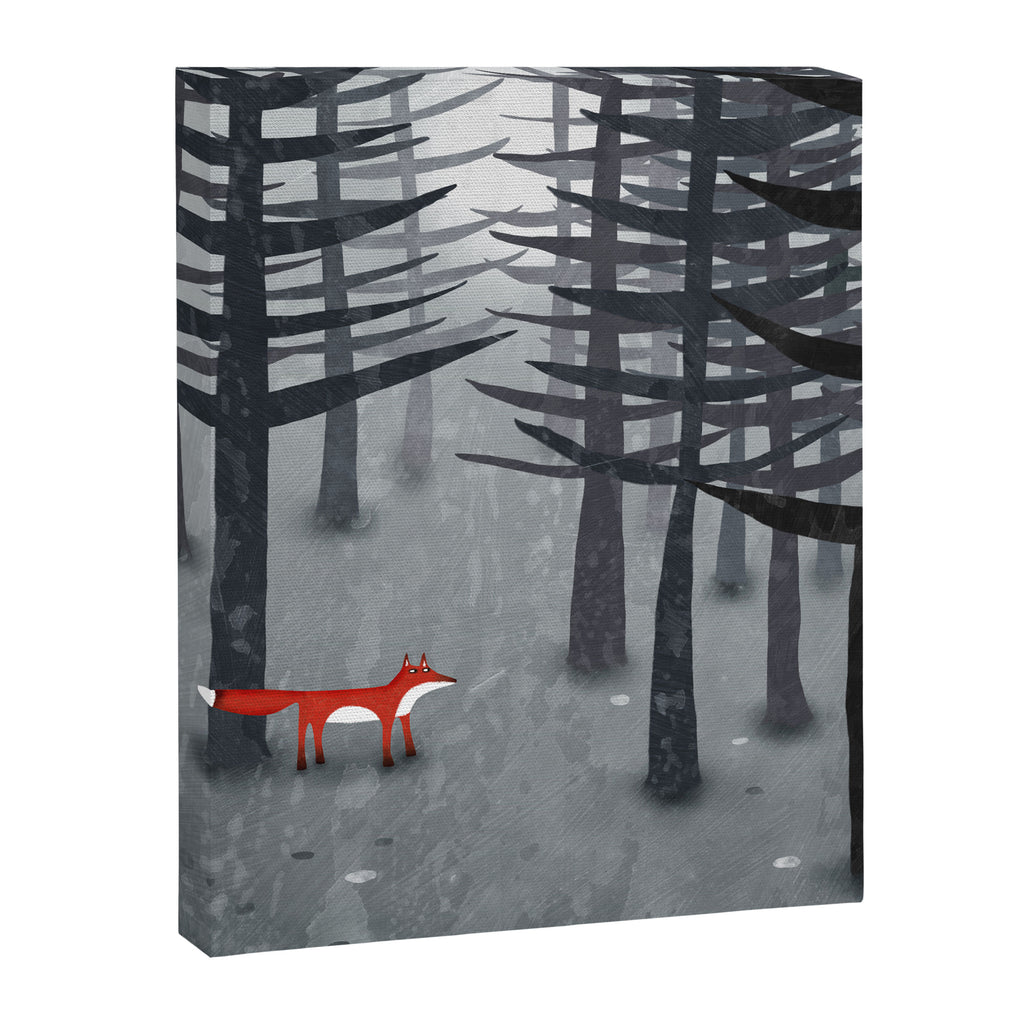 The Fox and the Forest Canvas Print Gallery Image 8