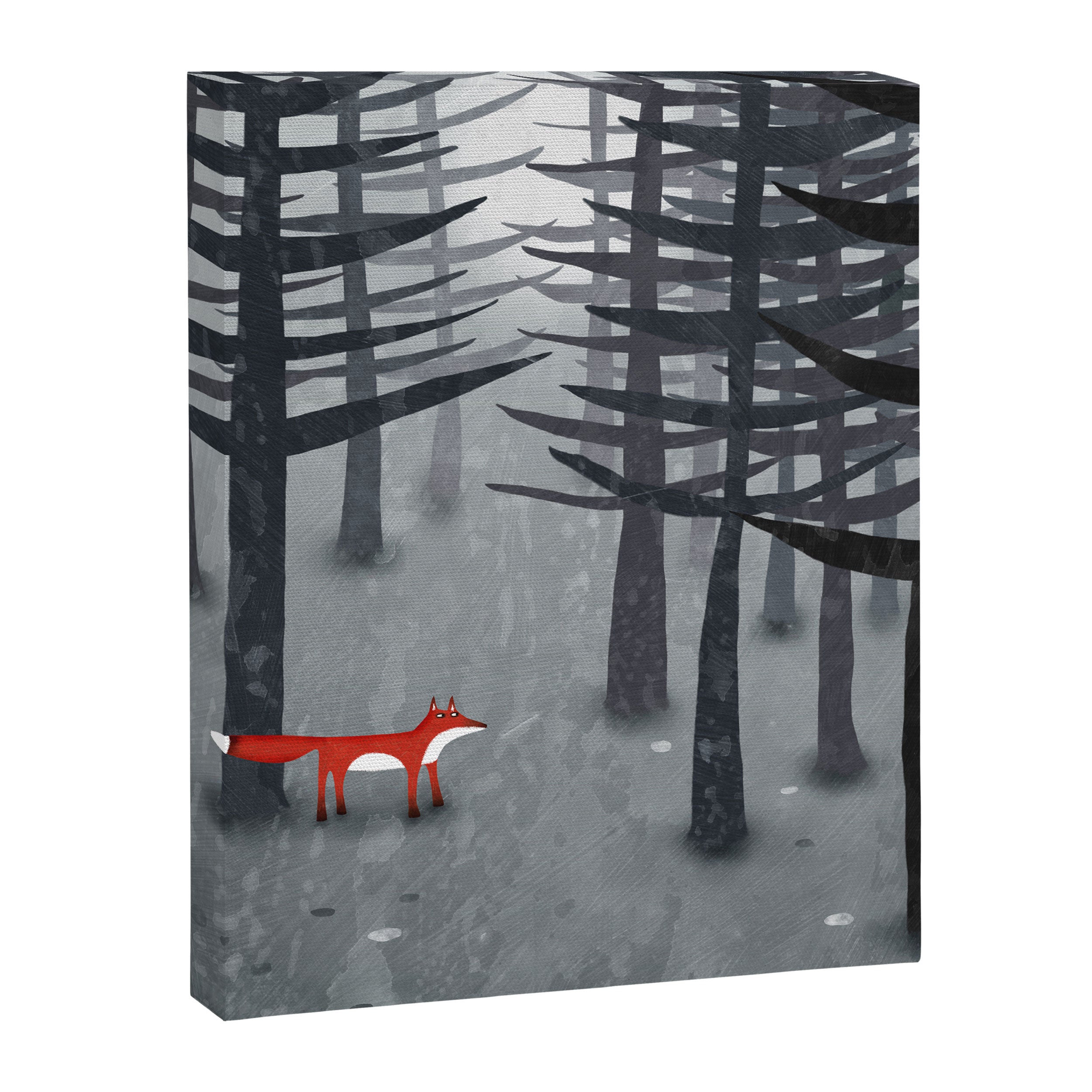 The Fox and the Forest Canvas Print Gallery Image 8