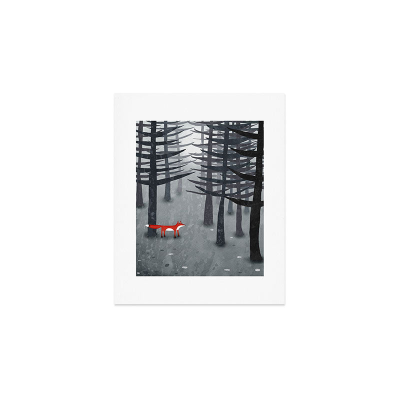 The Fox and the Forest Art Print Gallery Image 1
