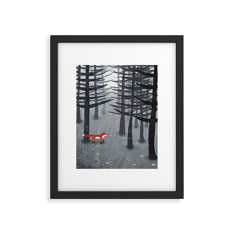 The Fox and the Forest Framed Art Print Gallery Image 6